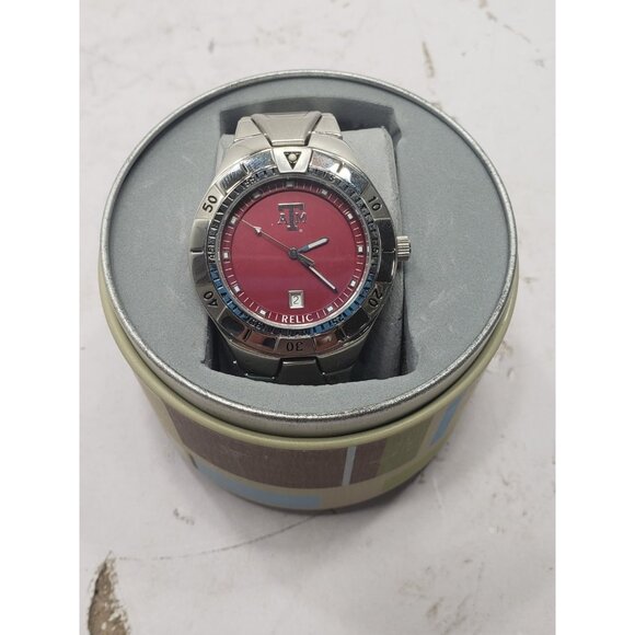 Relic College Collection A&M Stainless Steel 165 Feet Water Resistant
